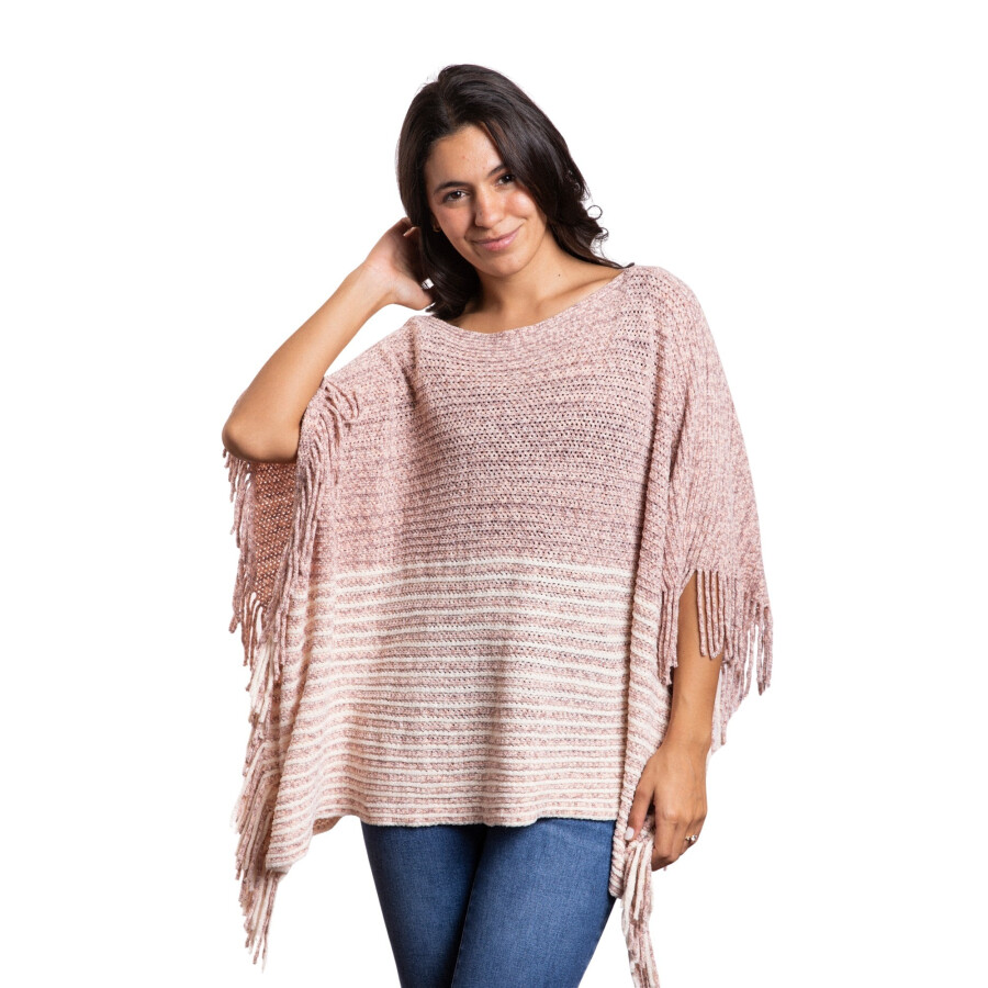 CHERRY PONCHO OLDPINK