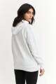 Hoodie estampado - UNISEX BLANCO