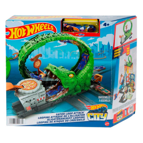 Pista Hot Wheels City Némesis Cocodrilo Infantil Pista Hot Wheels City Némesis Cocodrilo Infantil