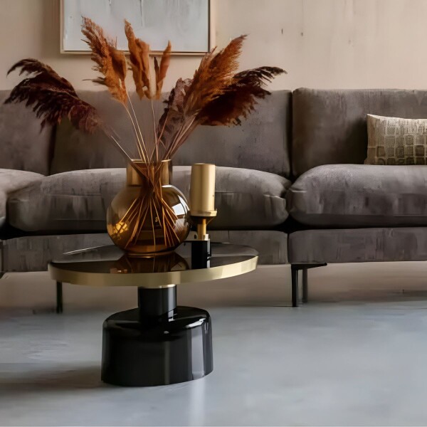 Mesa de centro GLAM NEGRO - UNICO