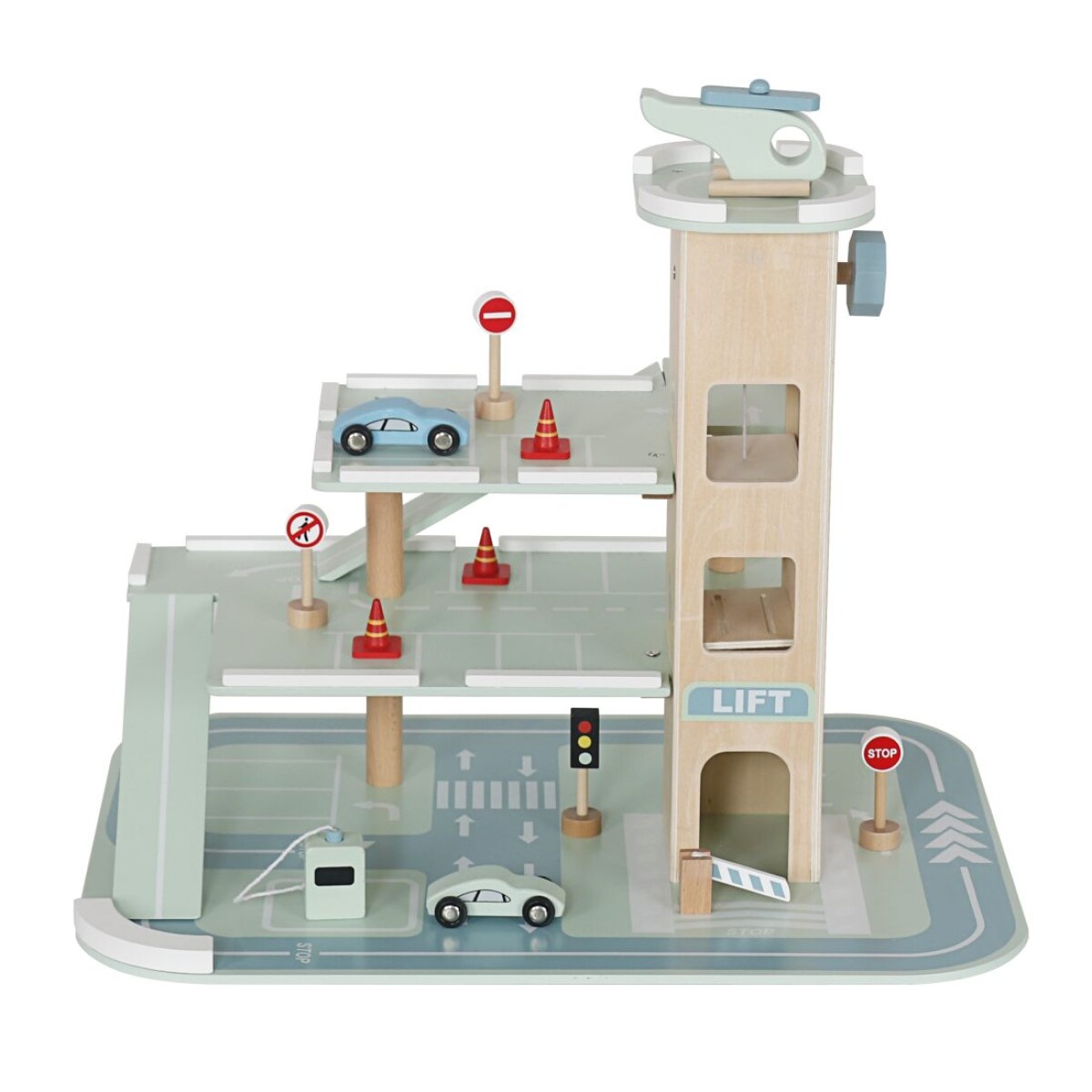 Parking / Garage de madera W04B130 