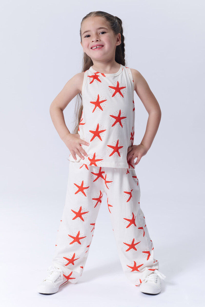 Pantalón liviano Estrella De Mar Blanco