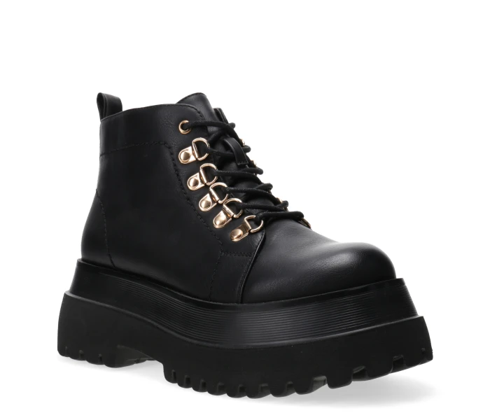 Bota GALILEA acordonada con plataforma Black