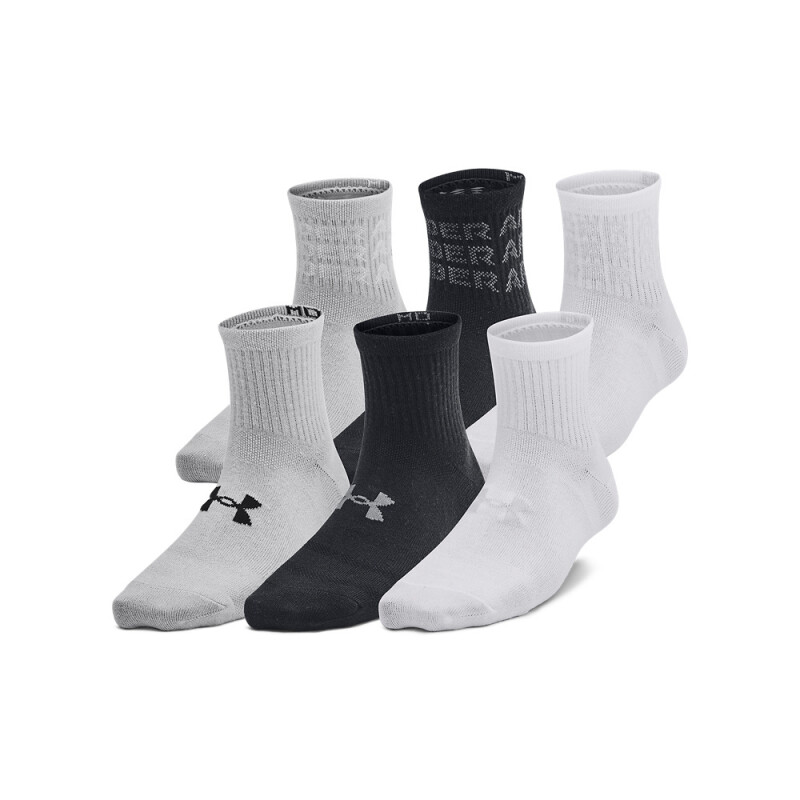 Yth UA Essential 6pk Qtr-PNK BLK-001