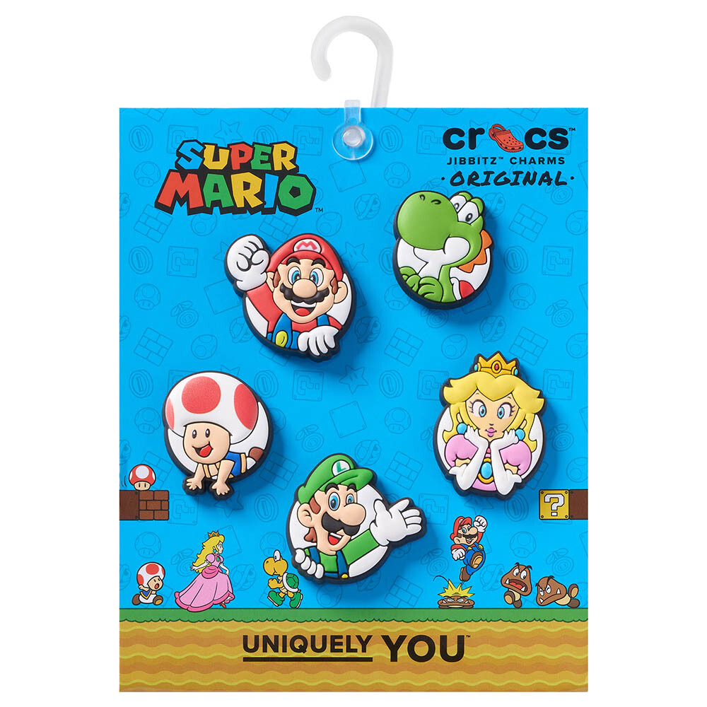 Jibbitz Super Mario Core 5 Pack Multicolor
