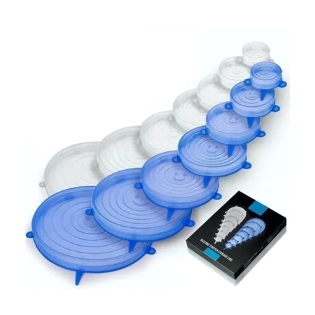 Set X6 Eco Tapas de Silicona Reutilizables 001