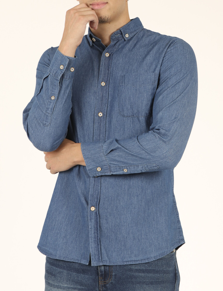012402 CAMISA HARRY Azul