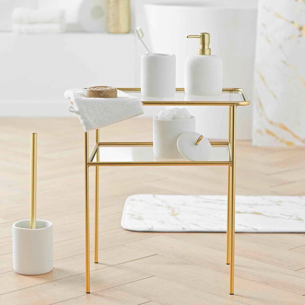 VASO BAÑO POLIRESINA BLANCO SILOA