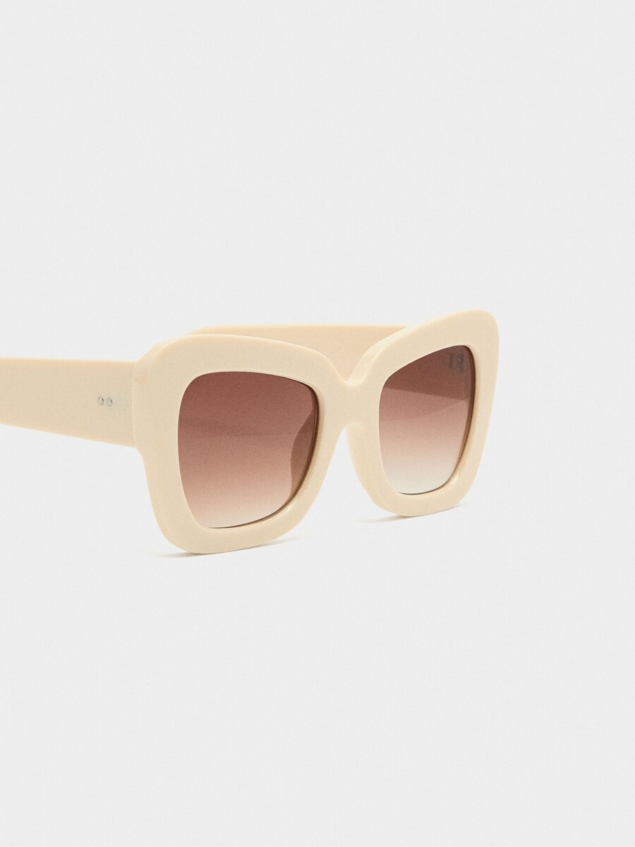 Gafas De Sol De Mariposa beige