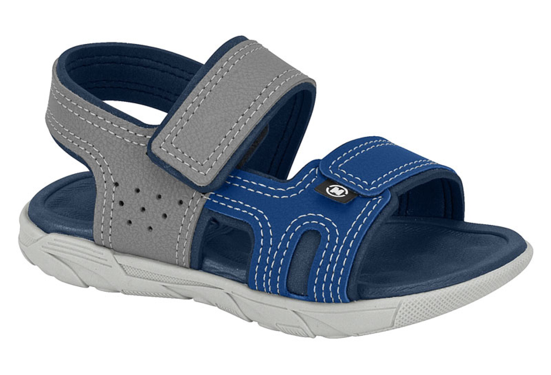 Sandalias Molekinho con Velcro de Niños - 2135.137-13958 - Gris-azul Oscuro 