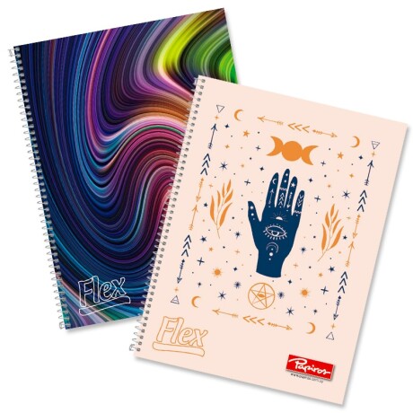 CUADERNOLA PAPIRO FLEX RAYADO 96HS 001