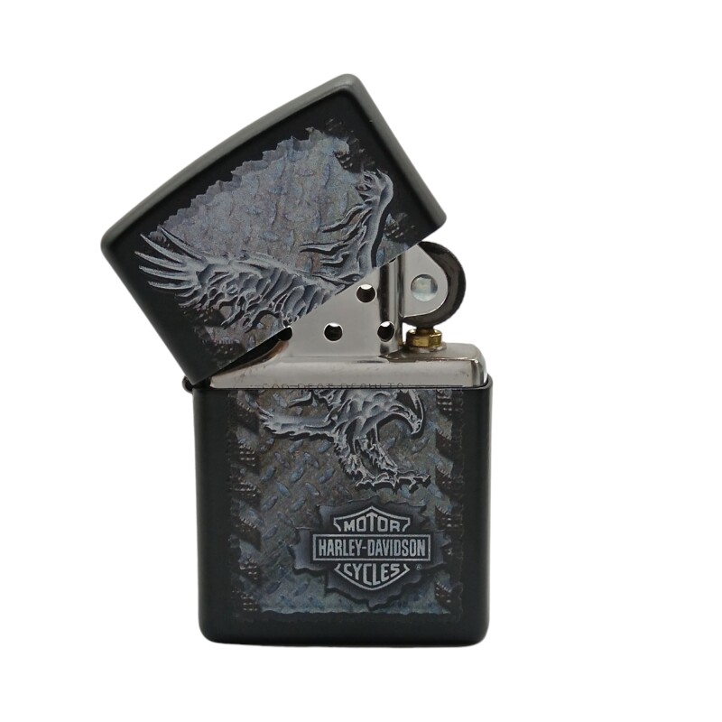 Encendedor ZIPPO Harley Davidson 28485 H-D Iron Eagle - ZP284821 negrocombinado