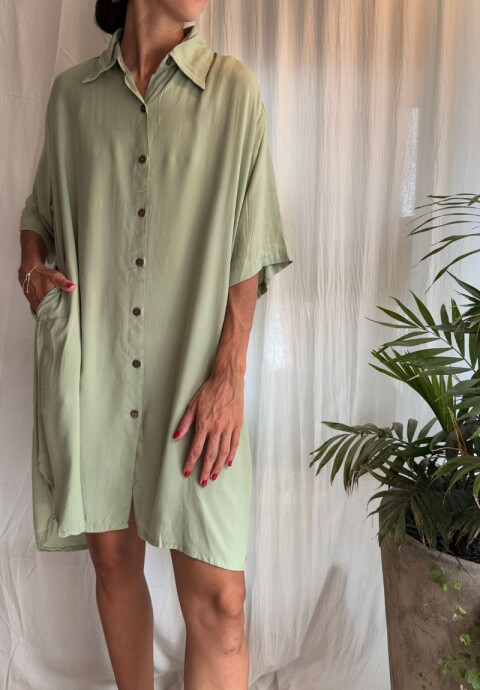 Camisa mala Verde agua