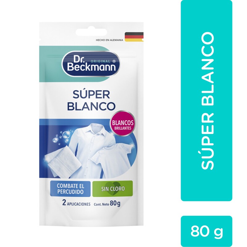 Super Blanco Doypack Dr.beckmann 80 Grs. Super Blanco Doypack Dr.beckmann 80 Grs.