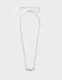 Cadena Corta con Dije Corazón Collar Con Corazones - Plateado
