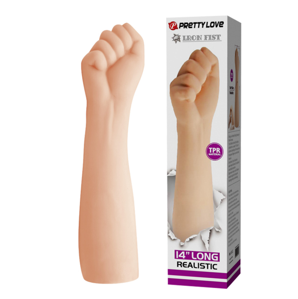 Mano Realística Lron Fist 36cm Pretty Love 
