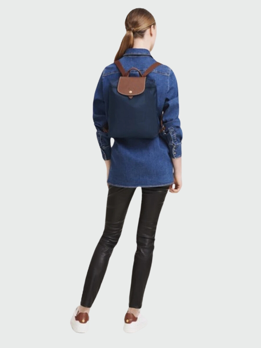 Longchamp - Le Pliage Original M BackPack - Azul 