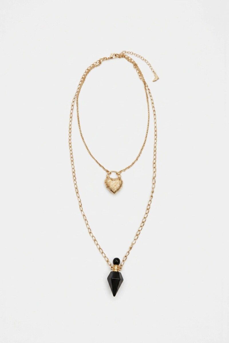 COLLAR HEART ZOE Dorado
