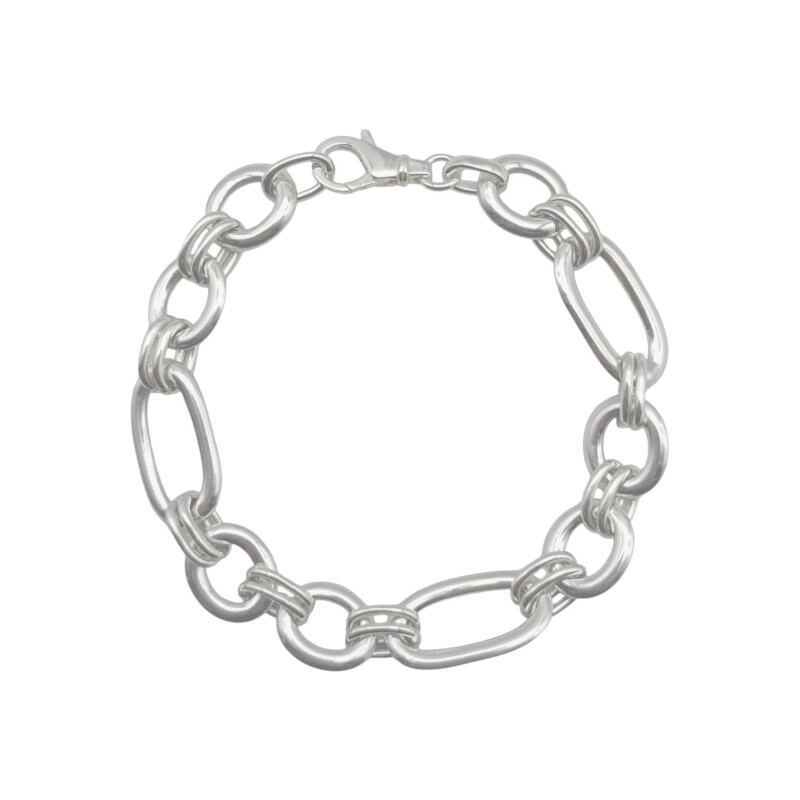 Pulsera oval - Plata 925 - Sin piedra - PU3857 sinpiedra
