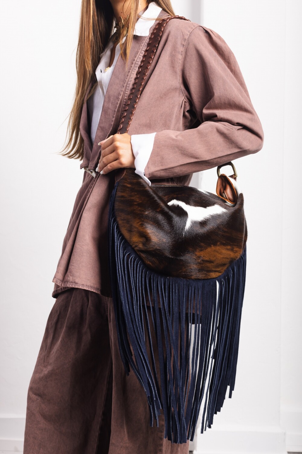 Bellaca Bag Cowhide / Azul