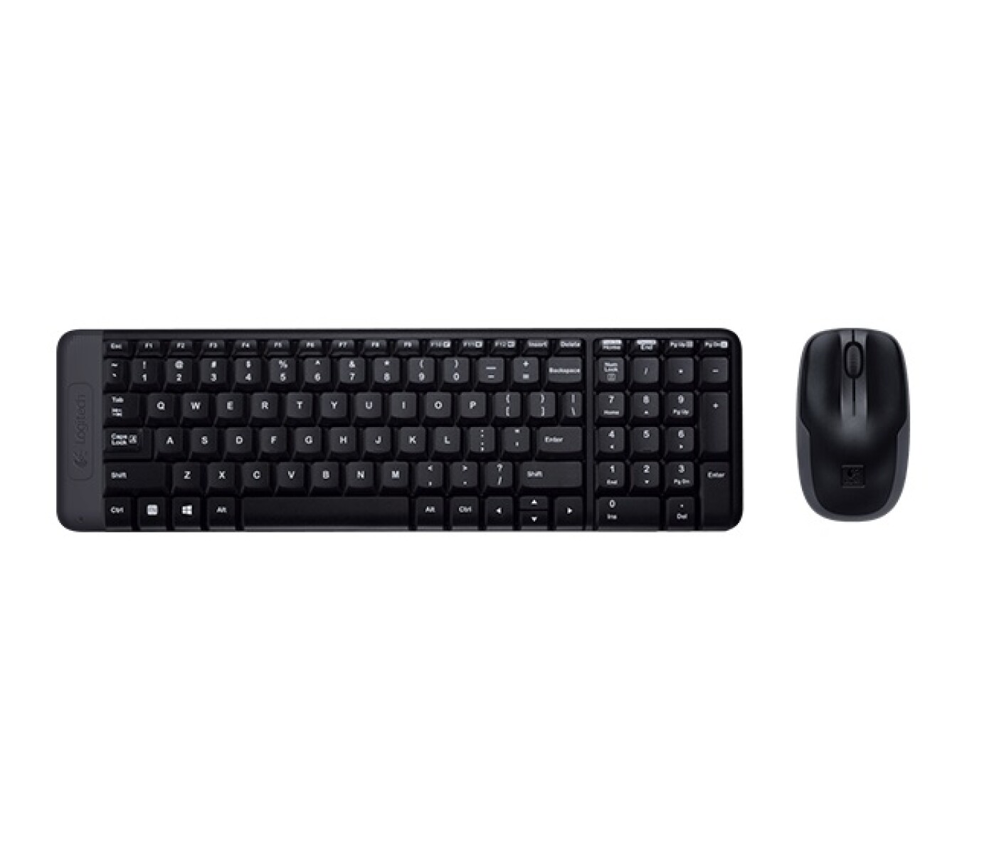 Teclado Inalámbrico Español LOGITECH MK220 + Mouse Inalámbrico Black 