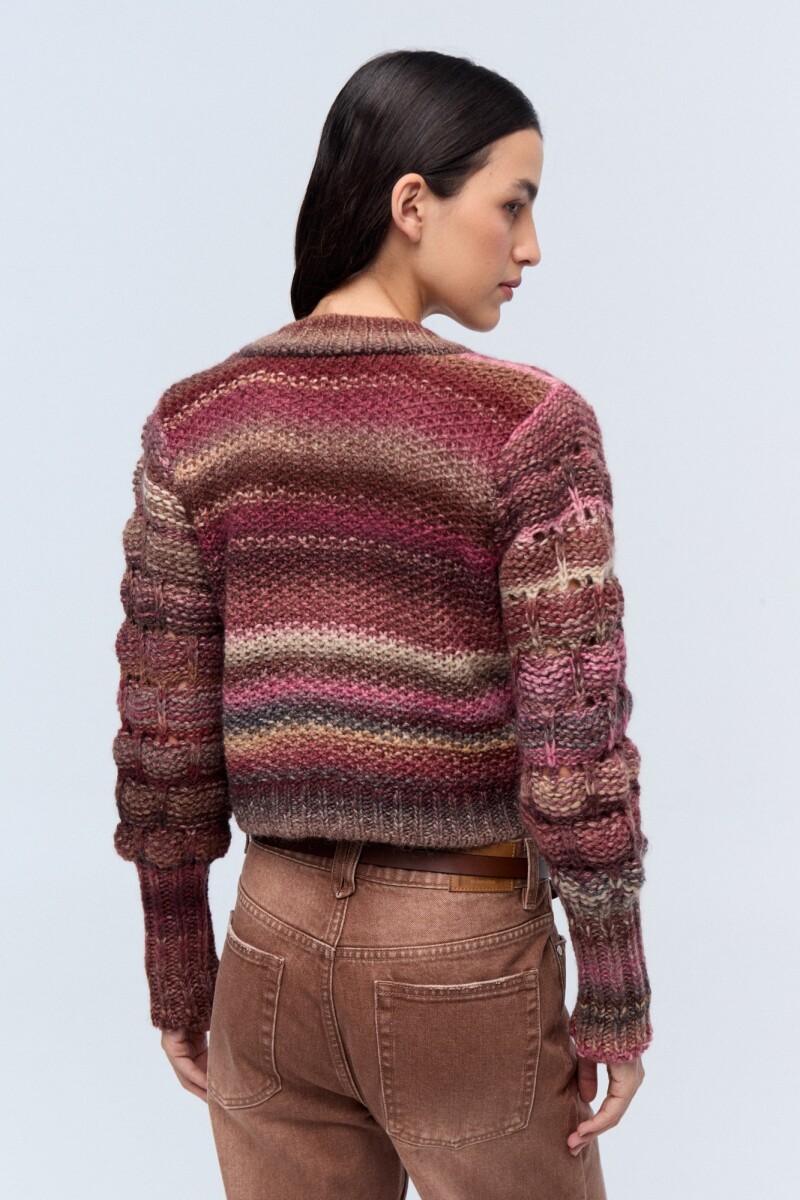 Cardigan Sinfonía Bordo