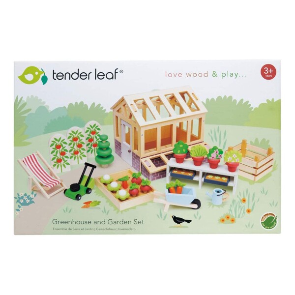 Juguete Invernadero Y Jardin Tender Leaf Madera Niños Juguete Invernadero Y Jardin Tender Leaf Madera Niños