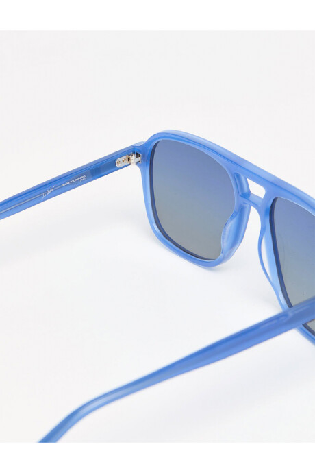 Tiwi Le Club - Arch C1 Acetate Crystal Blue With Blue Clear Gradient