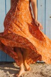 Vestido Avelia Naranja