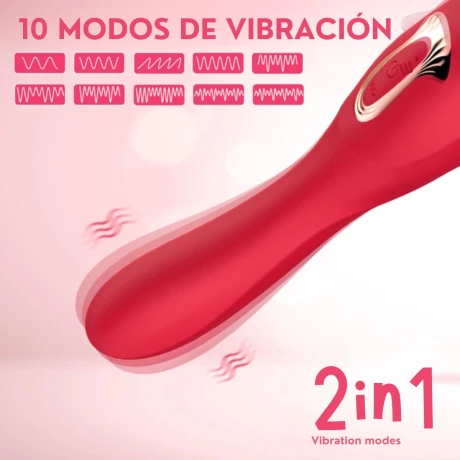 Vibrador Doble Estimulación Con Boca Y Lengua Vibrador Doble Estimulación Con Boca Y Lengua