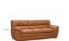 Sillon Livintus 3 Cuerpos Cuero Natural Miel