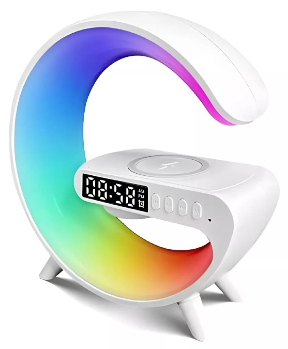 Lámpara G-speaker De Sonido Bluetooth Cargador Chica - Blanco 