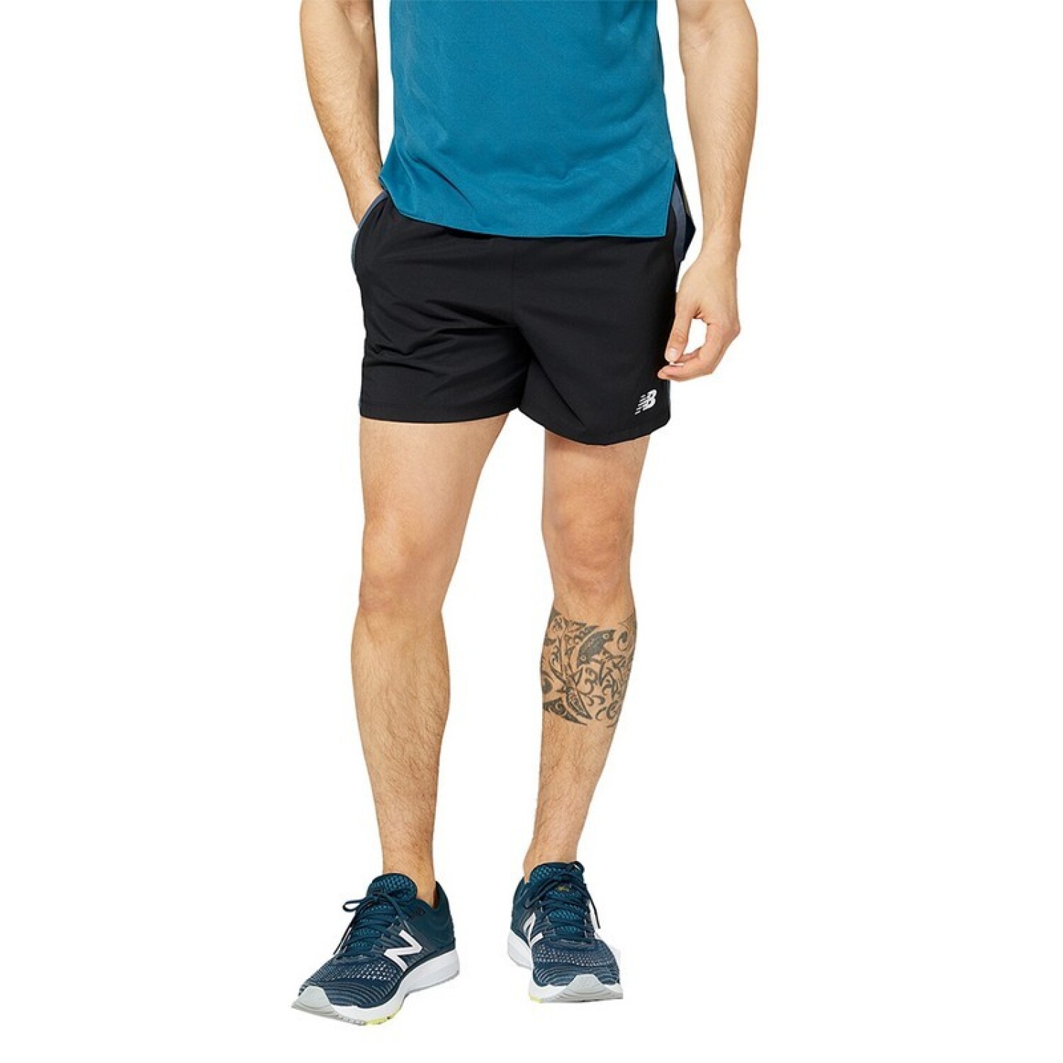 Short New Balance Accelerate Azul