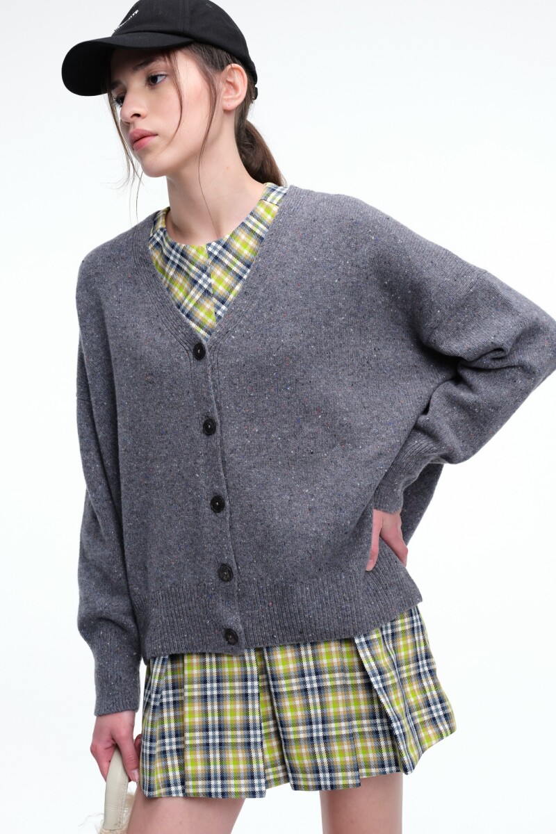 CARDIGAN V Gris