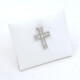 Cruz En Oro Blanco 18K Y Brillantes Cruz En Oro Blanco 18K Y Brillantes