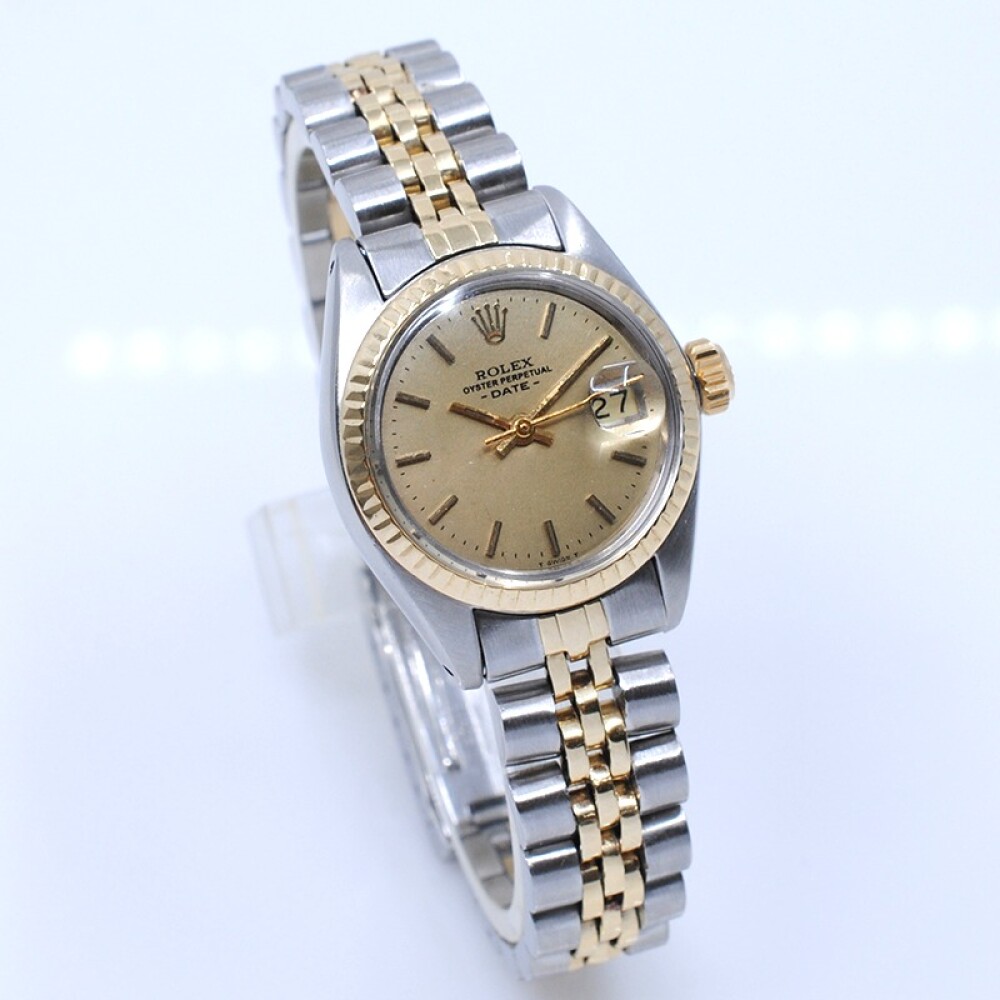 Rolex date dama 6917 acero y oro 26 mm año 1980 Rolex date dama 6917 acero y oro 26 mm año 1980