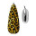Balita Vibradora Primal Instinct Golden Triangle Animal Print