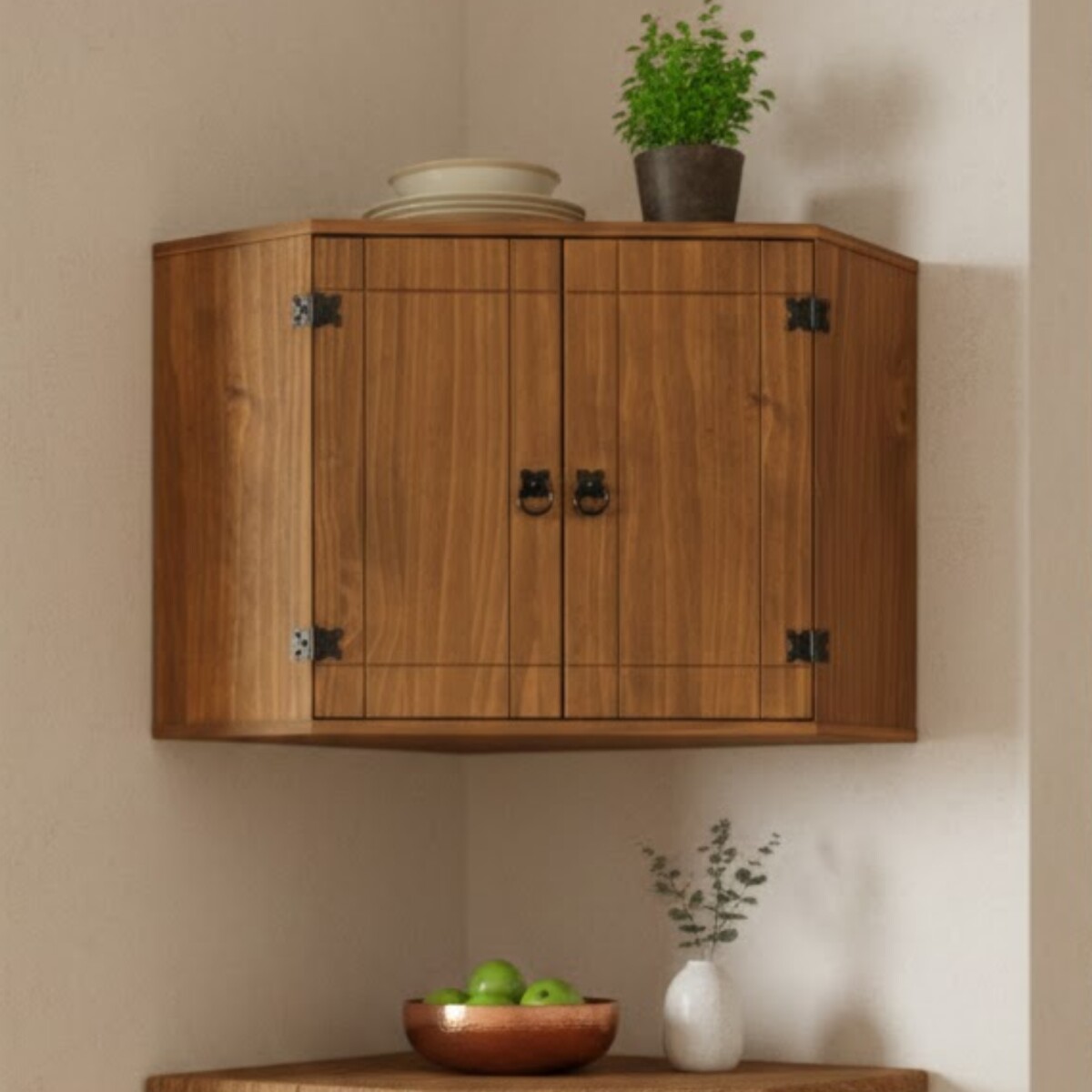 Aereo esquinero Linea Naturale - Roble 