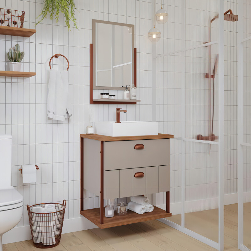 Mueble De Baño Mgm Uni Mdf Gris Con Bañera Y Espejo Mueble De Baño Mgm Uni Mdf Gris Con Bañera Y Espejo