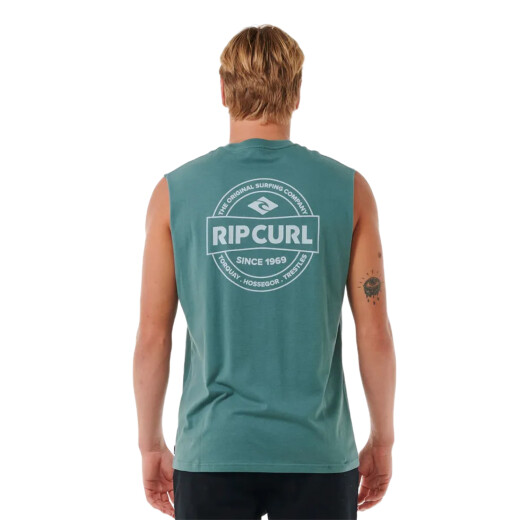 Remera Rip Curl Stapler Muscle - Verde Remera Rip Curl Stapler Muscle - Verde