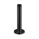 GRIFERIA BRAZO DE DUCHA VERTICAL NEGRO MATE BAÑO 12CM NEGRO