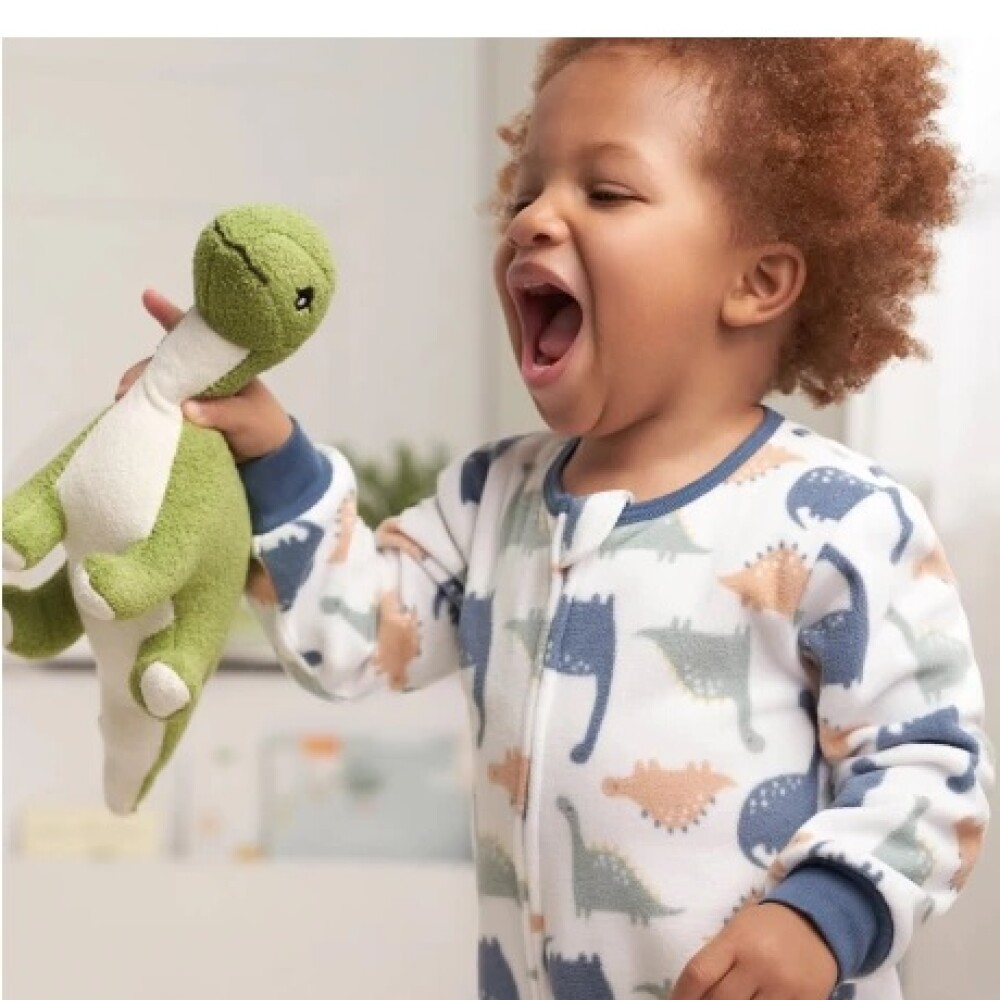 Pijama Micropolar con pie Gerber Dinos Celestes