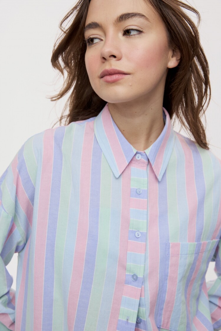 CAMISA CAPRI Celeste