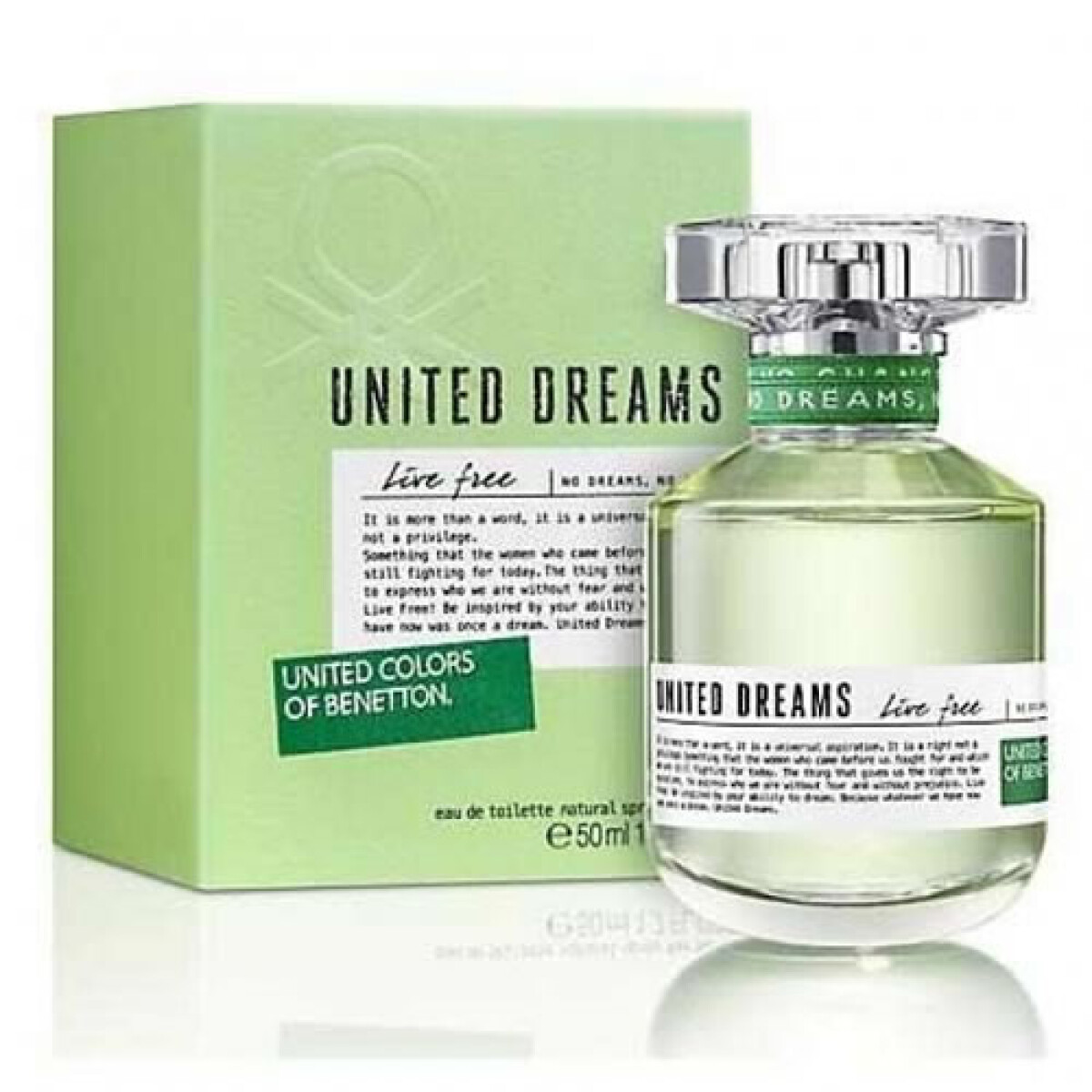 Perfume Live Free 50ml – Fragancia Fresca y Juvenil 