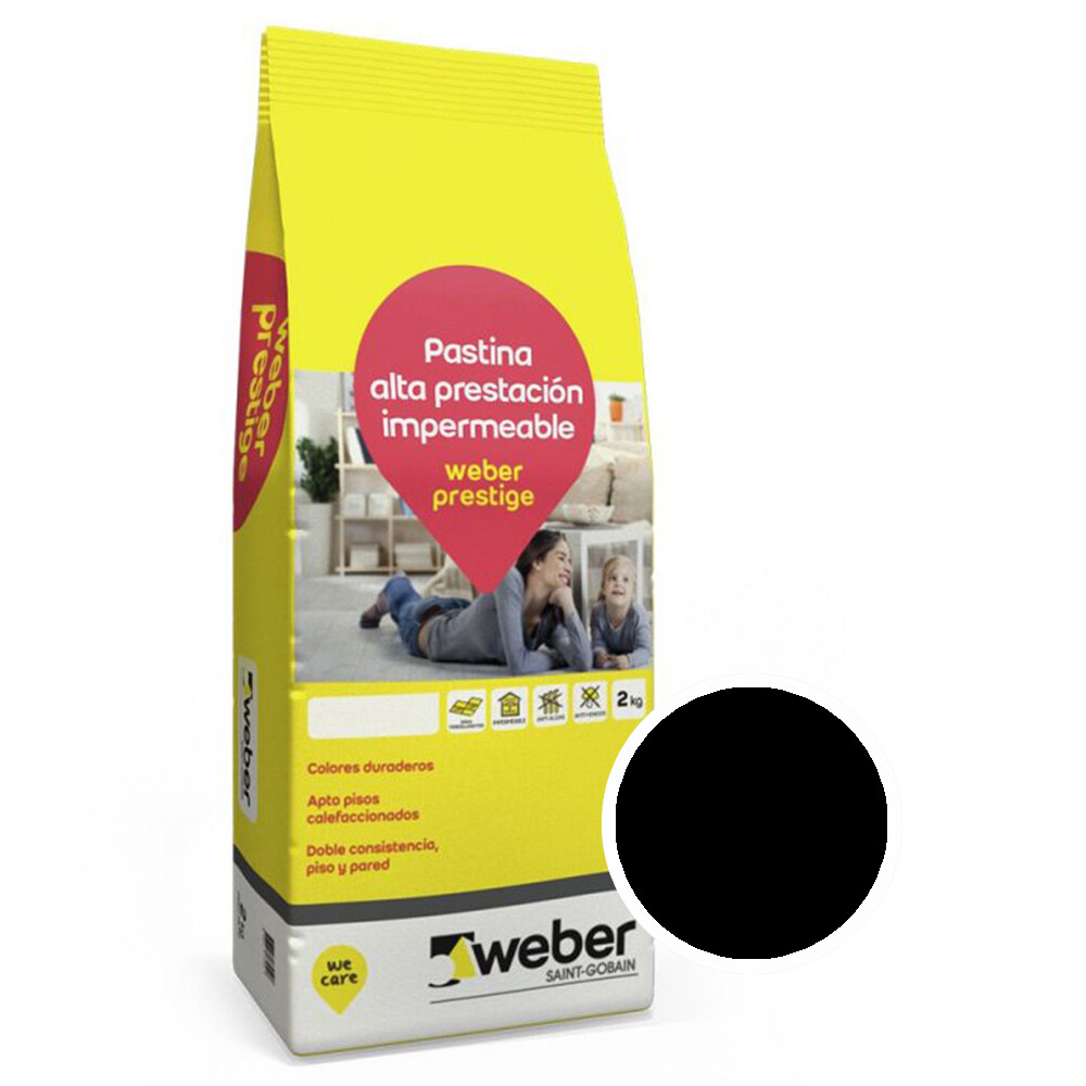 PASTINA WEBER PRESTIGE COLOR NEGRO X 2 KG. Pastina Weber Prestige Color Negro X 2 Kg.
