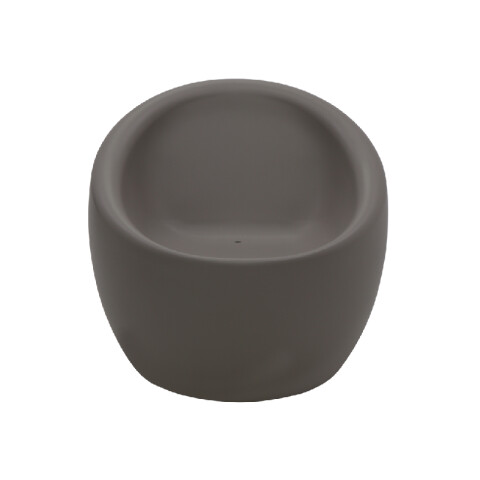 Sillón de polietileno "OCA" simil hormigón -TRAMONTINA TD0698