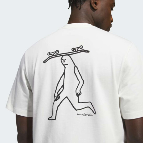 Remera Adidas Mark Gonzales Blanco