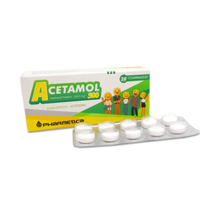 ACETAMOL 500 CJ X 20 COMPRIMIDOS única