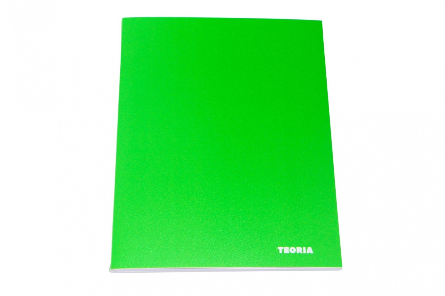 CUADERNO TEORIA 96 HOJAS TAPAS COLORES - TAPA VERDE 