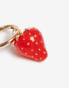 Llavero Strass Llavero Y Bag Charm Frutilla - Combinacion Bicolor